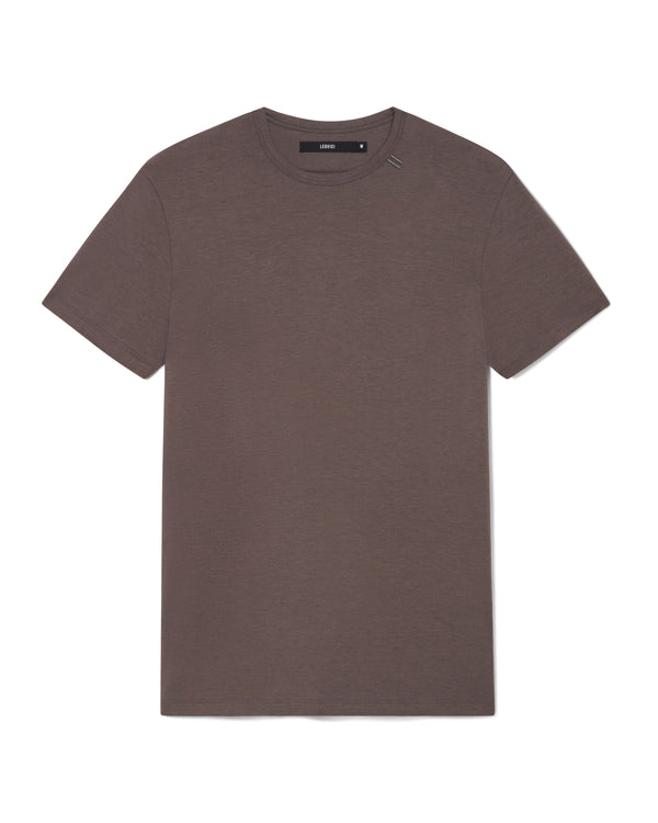 Athluxe SS T-Shirt - Taupe Brown