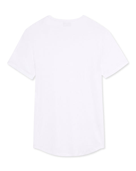 Drop Cut T Shirt - Dusty Pink