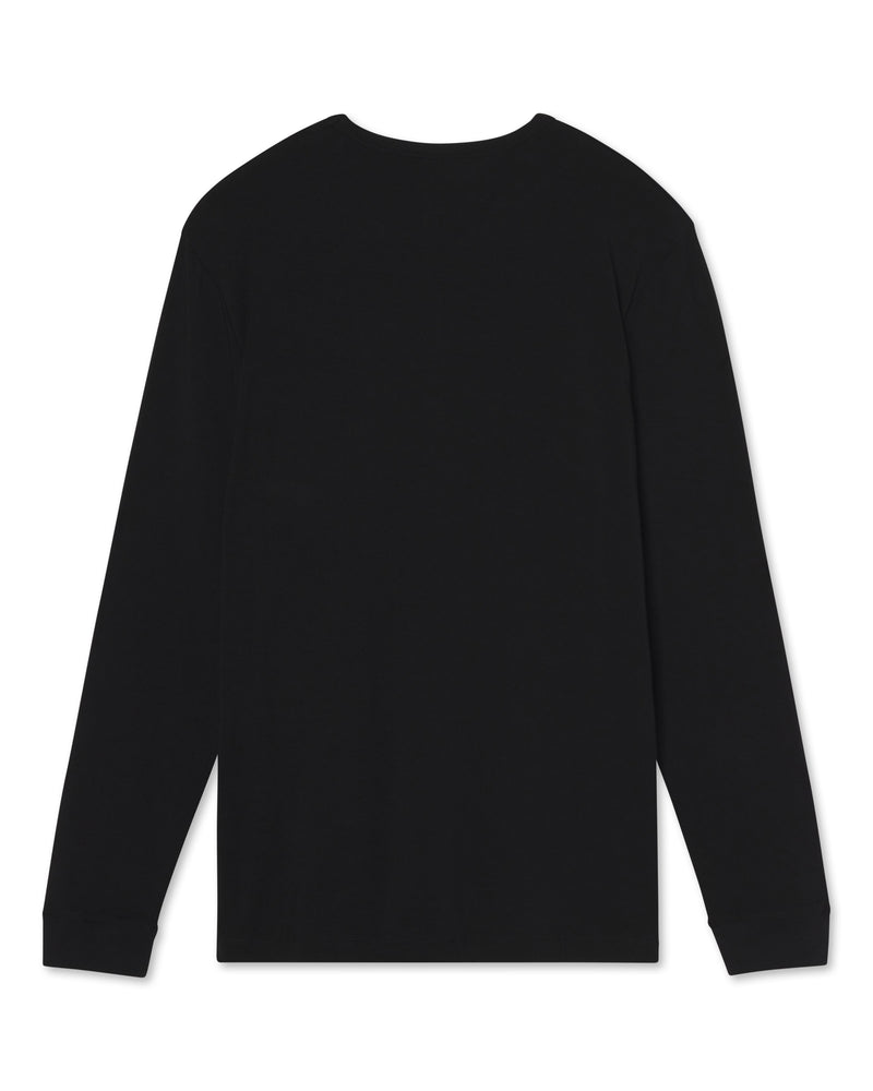 Heavyweight Pocket LS T-Shirt - Black