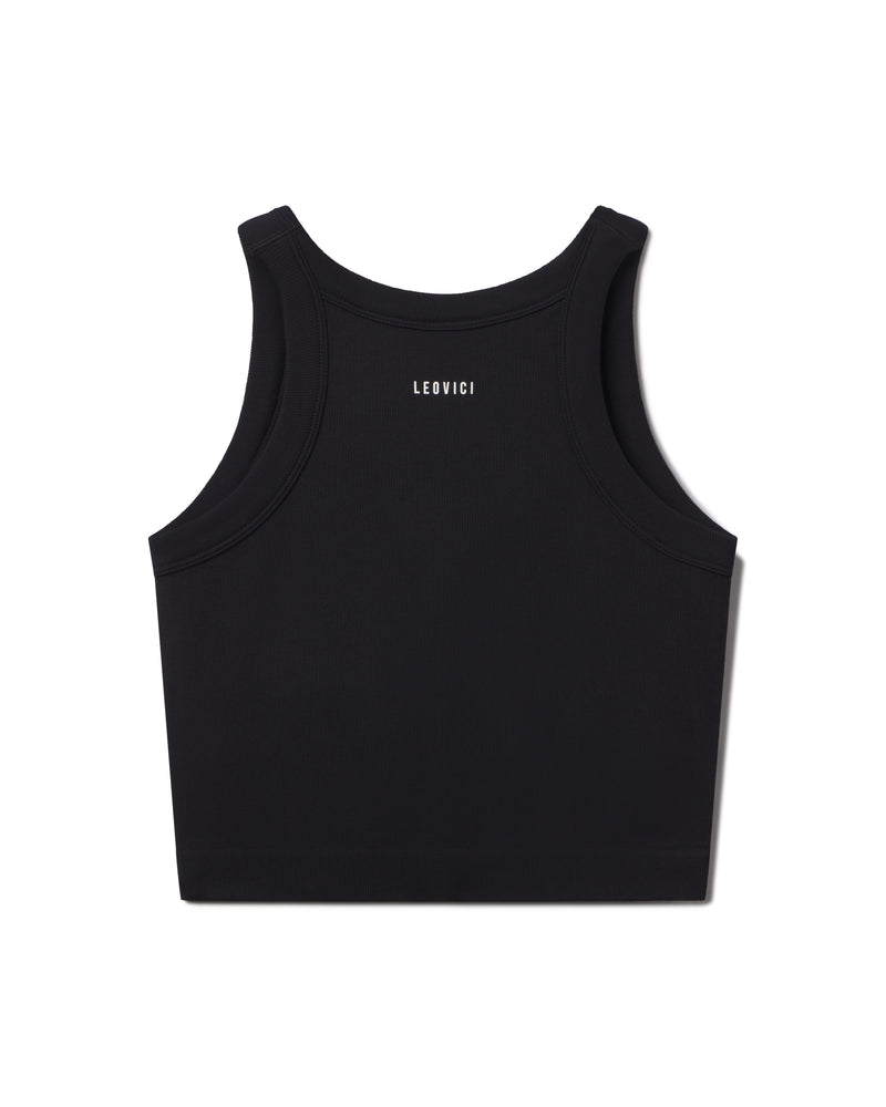 Women's Ribbed Tank - Black