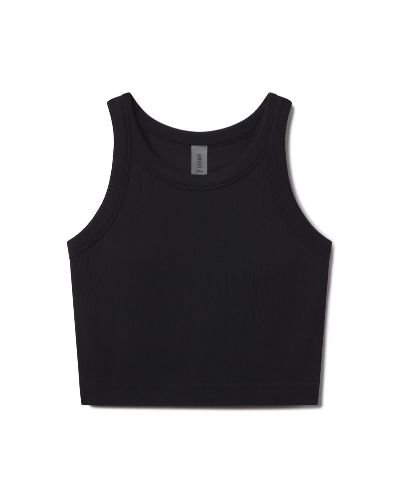 Women's Ribbed Tank - Black