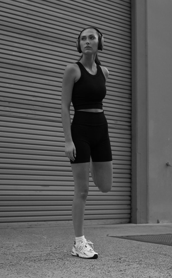 Women's Ribbed Tank - Black