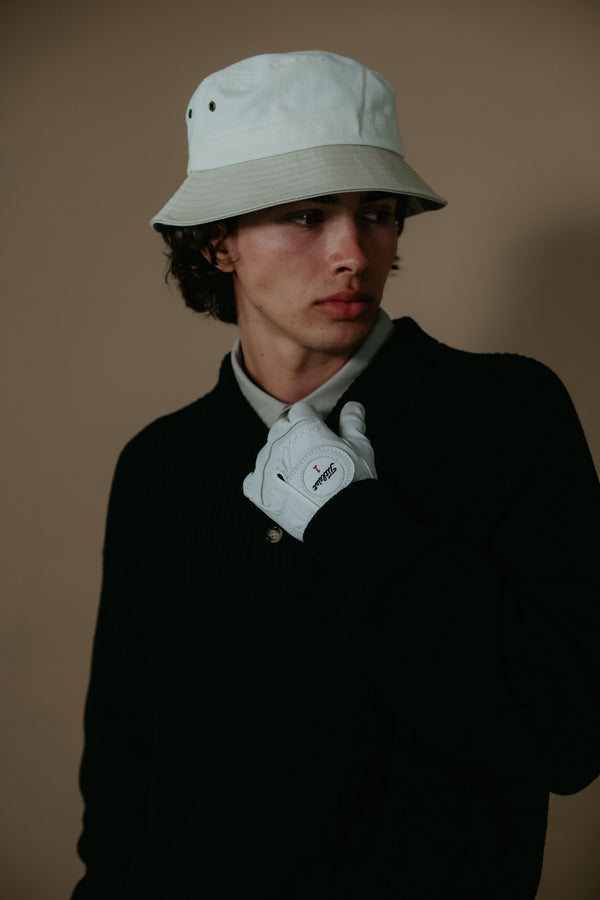 Knit Sweater Polo - Black