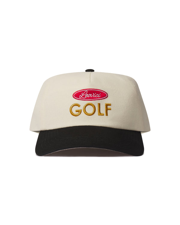 Leovici Golf Hat - Black and Natural