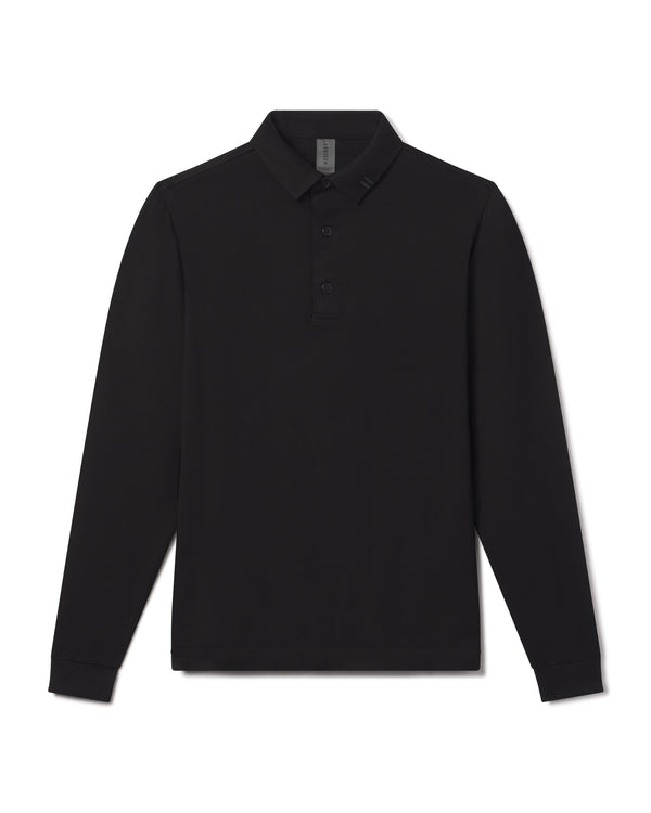 LS Supima Polo - Black