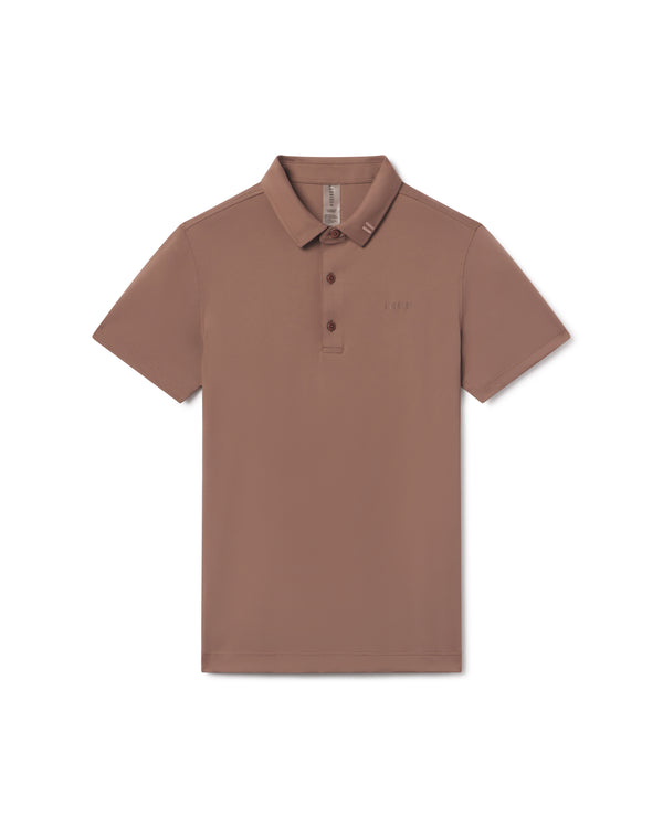 SS Poly Polo - Red Clay