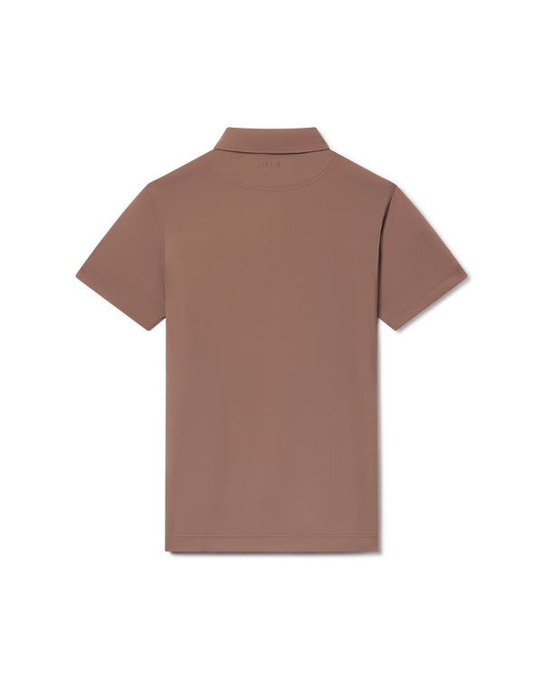 SS Poly Polo - Red Clay