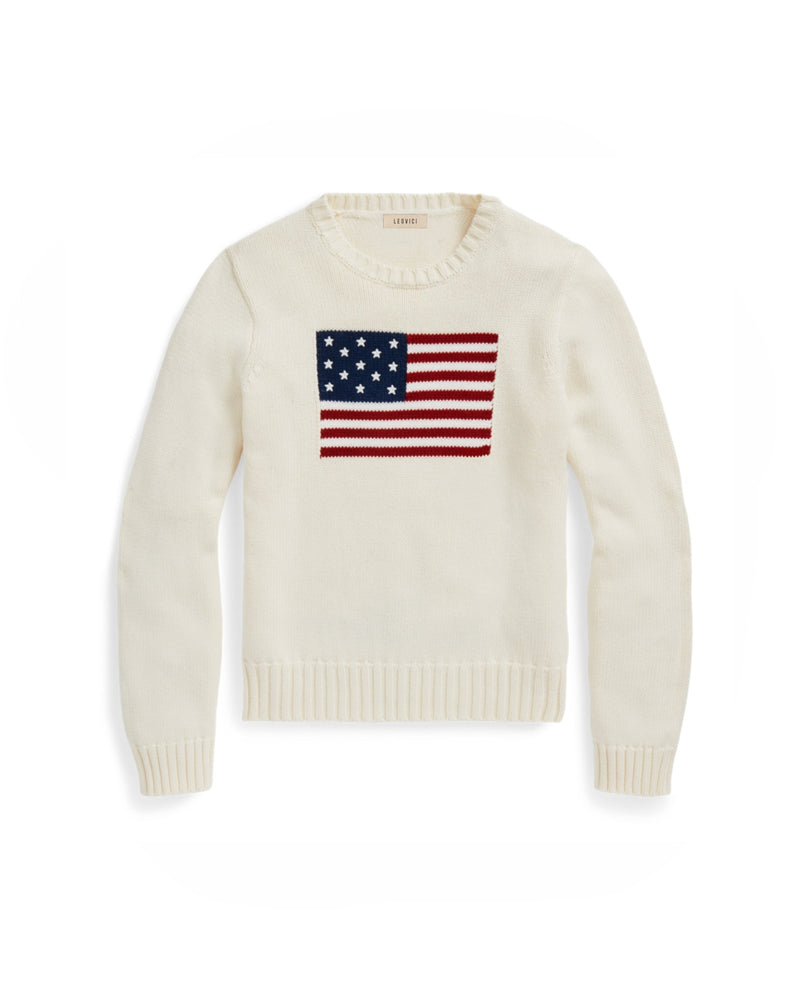 Women's Flag Sweater - Cream