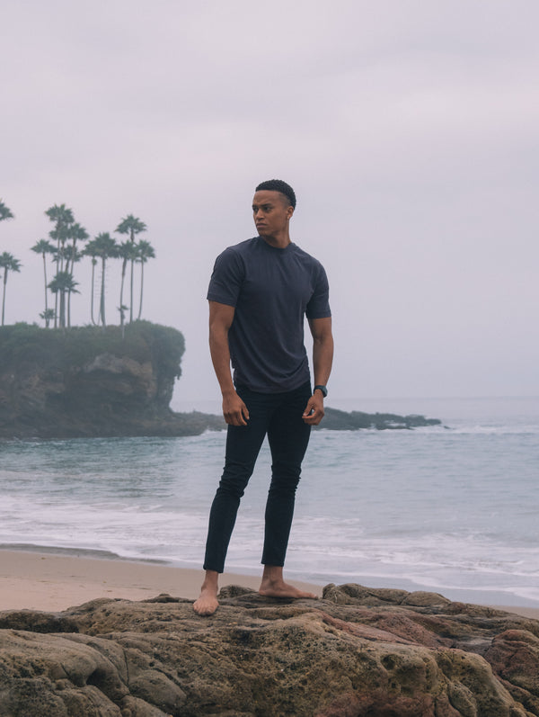 Box Cut T Shirt - Slate