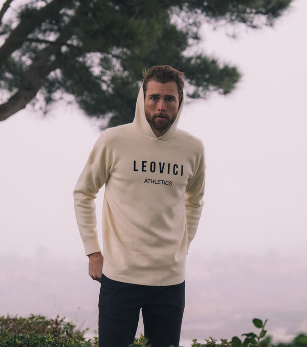 Hooded Sweater - Bone