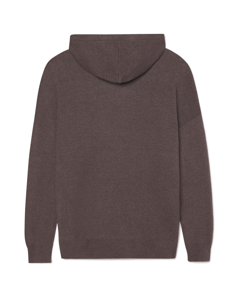 Hooded Sweater - Mink Marl