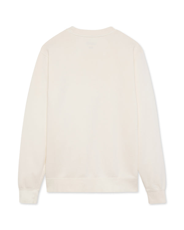 Boxed Logo Pullover Crew - Bone