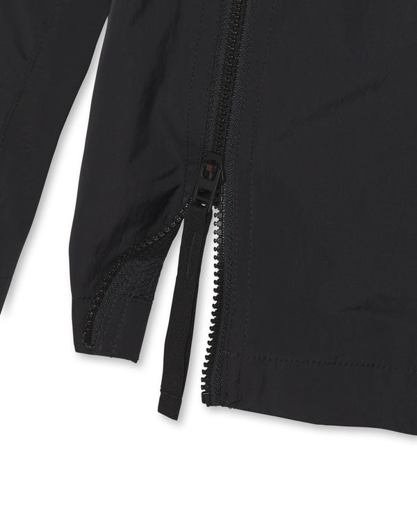 Hooded Anorak Jacket - Black
