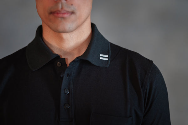 LS Modal Polo - Black