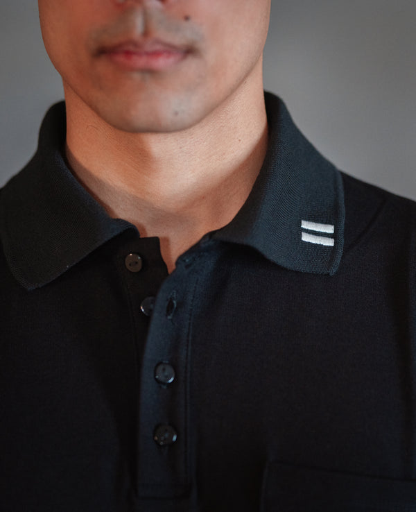 SS Modal Polo - Black