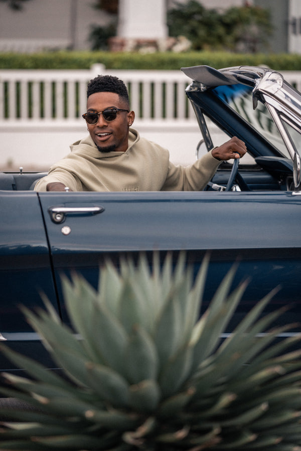 Hooded Sweater - Sage