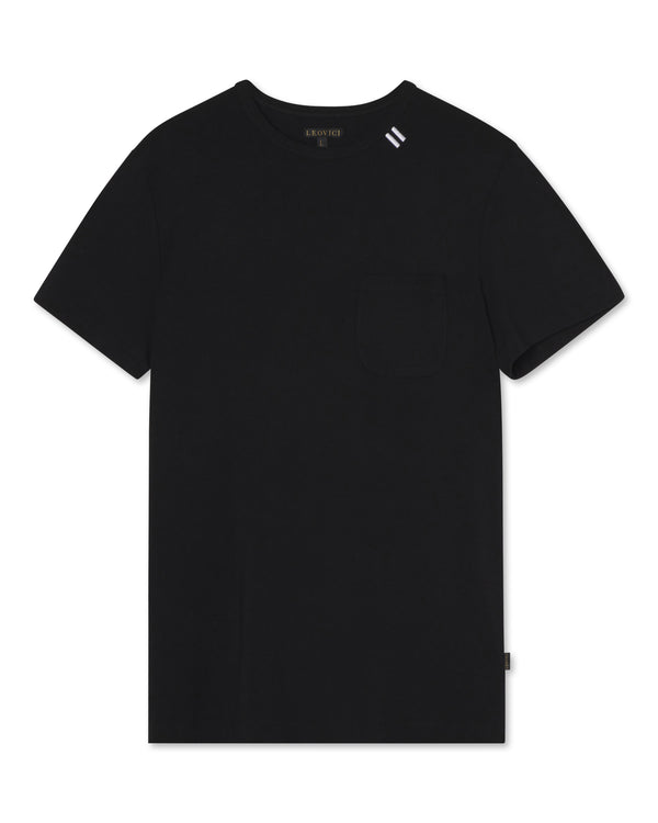 Heavyweight Pocket SS T-Shirt - Black