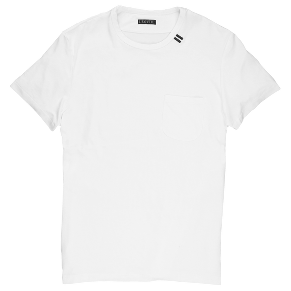 Pocket Short Sleeve T-Shirt - White