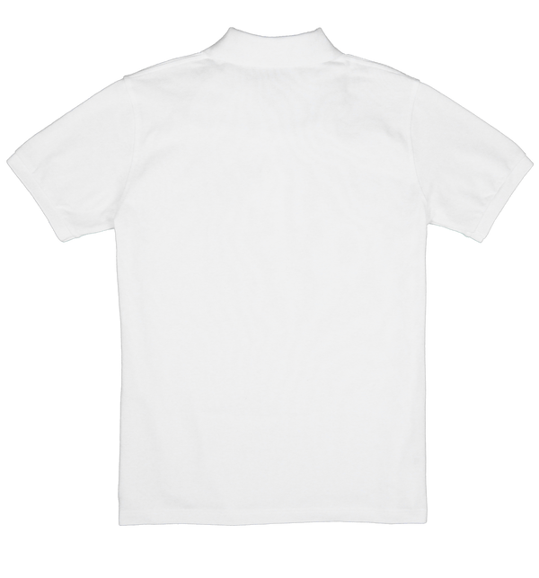 Cotton Polo - Short Sleeve - White