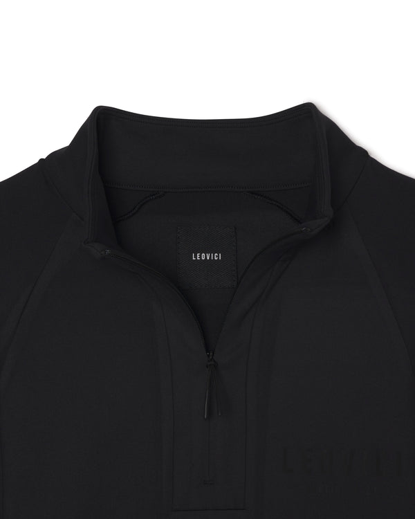 Quarter Zip Jacket - Black