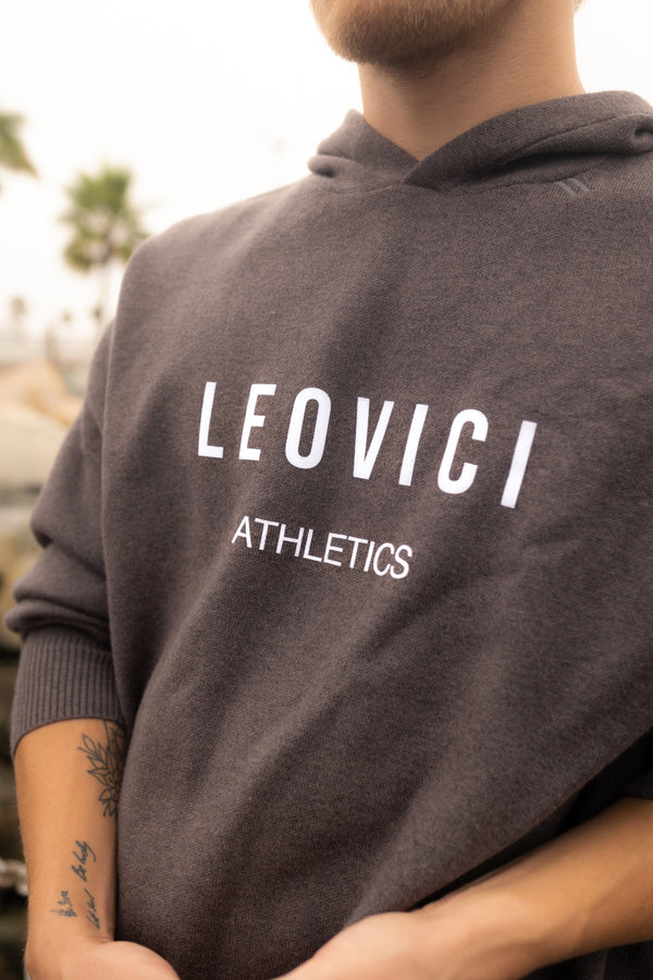 Hooded Sweater - Mink Marl