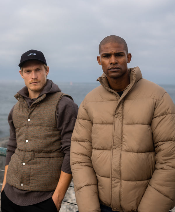 Puffer Jacket - Brown