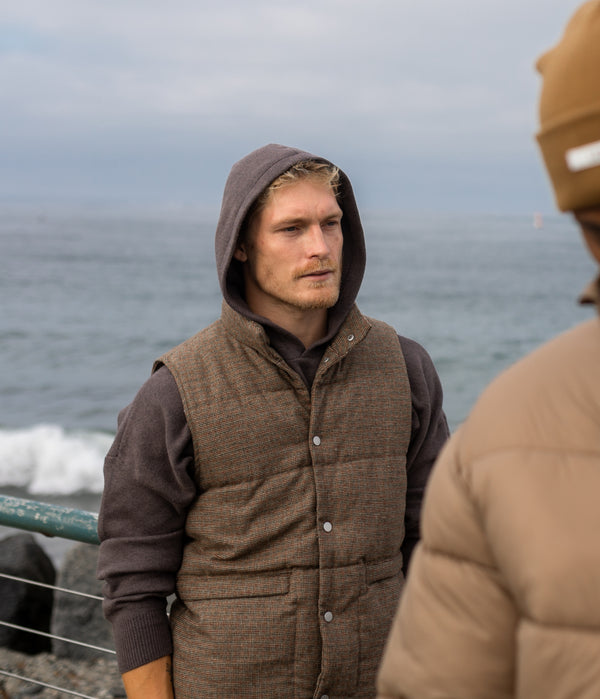 Hooded Sweater - Mink Marl